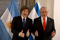 Israeli Prime Minister Benjamin Netanyahu met with Argentine President Javier Miley in New York.
