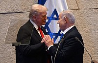 Prime Minister Benjamin Netanyahu and US President Donald Trump
